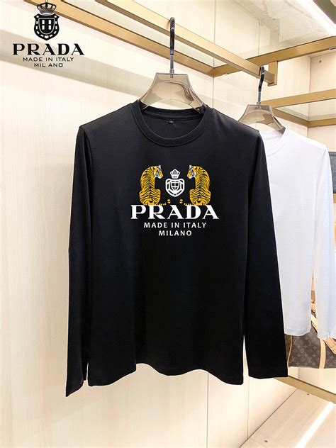 green prada polo shirt|Prada long sleeve t shirt.